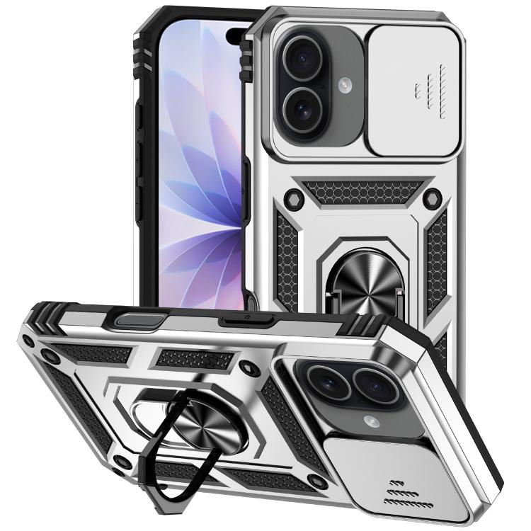 غطاء هاتف مغناطيسي مع حامل حلقة منزلق XDcase Camshield، لهواتف iPhone 17 Pro Max، iPhone 17 Pro، iPhone 17، iPhone Air