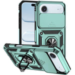 غطاء هاتف مغناطيسي مع حامل حلقة منزلق XDcase Camshield، لهواتف iPhone 17 Pro Max، iPhone 17 Pro، iPhone 17، iPhone Air