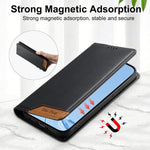 غطاء هاتف من الجلد النباتي مع تجميع قوي مغناطيسي و RFID من Dierfeng، لهواتف iPhone 16، iPhone 15 Pro Max، iPhone 15 Pro، iPhone 15 Plus، iPhone 15، iPhone 14 Plus، iPhone 14 / 13، iPhone 14 Pro