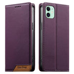 حافظة هاتف من الجلد النباتي مع تجميع قوي مغناطيسي RFID من Dierfeng، لهواتف iPhone 11 Pro Max، iPhone 11، iPhone 11 Pro، iPhone X / XS، iPhone XR، iPhone XS Max، iPhone 8 Plus / 7 Plus