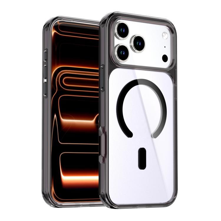 غطاء هاتف مغناطيسي بلون كريستالي ملون، لهواتف iPhone 17 Pro Max، iPhone 17 Pro
