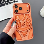 غطاء هاتف TPU مثقوب مطلي بالكهرباء لتبديد الحرارة بتصميم المهرج، لجهاز iPhone 17 Pro Max، لجهاز iPhone 17 Pro، لجهاز iPhone 17، لجهاز iPhone 16 Pro Max، لجهاز iPhone 16 Pro، لجهاز iPhone 16