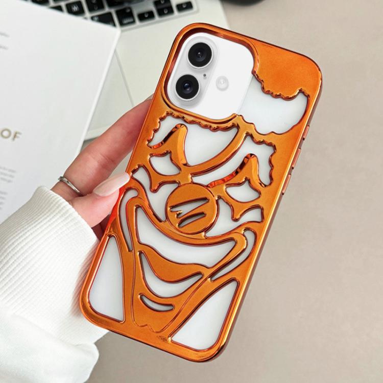 غطاء هاتف TPU مثقوب مطلي بالكهرباء لتبديد الحرارة بتصميم المهرج، لجهاز iPhone 17 Pro Max، لجهاز iPhone 17 Pro، لجهاز iPhone 17، لجهاز iPhone 16 Pro Max، لجهاز iPhone 16 Pro، لجهاز iPhone 16