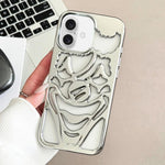 غطاء هاتف TPU مثقوب مطلي بالكهرباء لتبديد الحرارة بتصميم المهرج، لجهاز iPhone 17 Pro Max، لجهاز iPhone 17 Pro، لجهاز iPhone 17، لجهاز iPhone 16 Pro Max، لجهاز iPhone 16 Pro، لجهاز iPhone 16