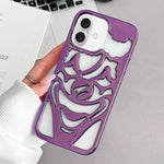 غطاء هاتف TPU مثقوب مطلي بالكهرباء لتبديد الحرارة بتصميم المهرج، لجهاز iPhone 17 Pro Max، لجهاز iPhone 17 Pro، لجهاز iPhone 17، لجهاز iPhone 16 Pro Max، لجهاز iPhone 16 Pro، لجهاز iPhone 16