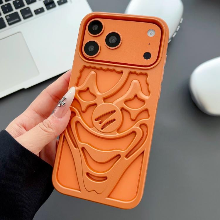 غطاء هاتف TPU مثقوب بتقنية رش الزيت لتبديد الحرارة بتصميم المهرج، لجهاز iPhone 17 Pro Max، لجهاز iPhone 17 Pro، لجهاز iPhone 17، لجهاز iPhone 16 Pro Max، لجهاز iPhone 16 Pro، لجهاز iPhone 16