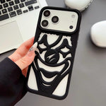 غطاء هاتف TPU مثقوب بتقنية رش الزيت لتبديد الحرارة بتصميم المهرج، لجهاز iPhone 17 Pro Max، لجهاز iPhone 17 Pro، لجهاز iPhone 17، لجهاز iPhone 16 Pro Max، لجهاز iPhone 16 Pro، لجهاز iPhone 16