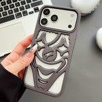 غطاء هاتف TPU مثقوب بتقنية رش الزيت لتبديد الحرارة بتصميم المهرج، لجهاز iPhone 17 Pro Max، لجهاز iPhone 17 Pro، لجهاز iPhone 17، لجهاز iPhone 16 Pro Max، لجهاز iPhone 16 Pro، لجهاز iPhone 16