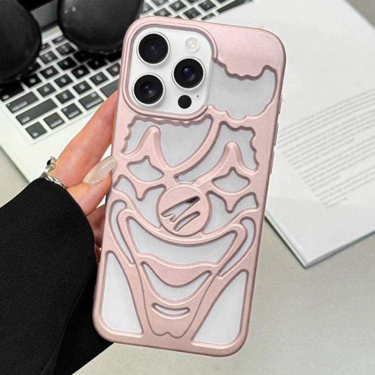 غطاء هاتف TPU مثقوب بتقنية رش الزيت لتبديد الحرارة بتصميم المهرج، لجهاز iPhone 17 Pro Max، لجهاز iPhone 17 Pro، لجهاز iPhone 17، لجهاز iPhone 16 Pro Max، لجهاز iPhone 16 Pro، لجهاز iPhone 16