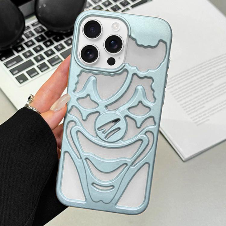 غطاء هاتف TPU مثقوب بتقنية رش الزيت لتبديد الحرارة بتصميم المهرج، لجهاز iPhone 17 Pro Max، لجهاز iPhone 17 Pro، لجهاز iPhone 17، لجهاز iPhone 16 Pro Max، لجهاز iPhone 16 Pro، لجهاز iPhone 16