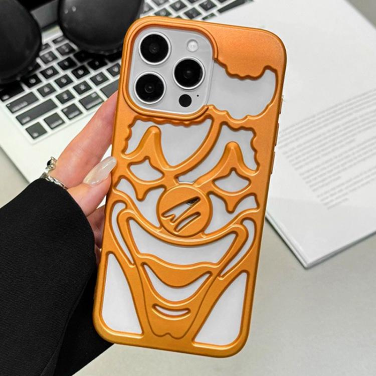 غطاء هاتف TPU مثقوب بتقنية رش الزيت لتبديد الحرارة بتصميم المهرج، لجهاز iPhone 17 Pro Max، لجهاز iPhone 17 Pro، لجهاز iPhone 17، لجهاز iPhone 16 Pro Max، لجهاز iPhone 16 Pro، لجهاز iPhone 16