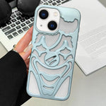 غطاء هاتف TPU مثقوب بتقنية رش الزيت لتبديد الحرارة بتصميم المهرج، لجهاز iPhone 15 Pro Max، لجهاز iPhone 15 Pro، لجهاز iPhone 15، لجهاز iPhone 14، لجهاز iPhone 14 Pro، لجهاز iPhone 14 Pro Max
