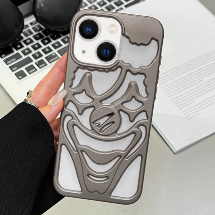 غطاء هاتف TPU مثقوب بتقنية رش الزيت لتبديد الحرارة بتصميم المهرج، لجهاز iPhone 15 Pro Max، لجهاز iPhone 15 Pro، لجهاز iPhone 15، لجهاز iPhone 14، لجهاز iPhone 14 Pro، لجهاز iPhone 14 Pro Max