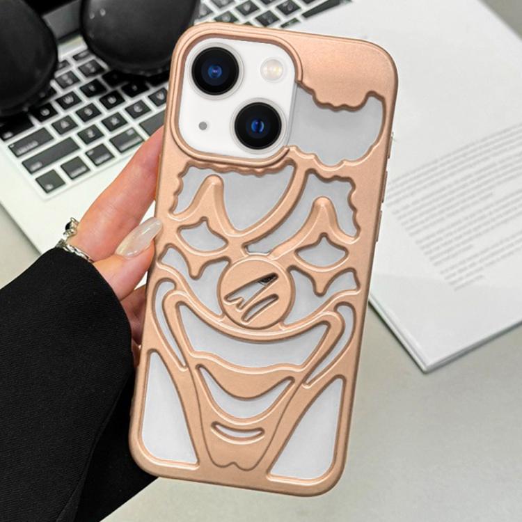 غطاء هاتف TPU مثقوب بتقنية رش الزيت لتبديد الحرارة بتصميم المهرج، لجهاز iPhone 15 Pro Max، لجهاز iPhone 15 Pro، لجهاز iPhone 15، لجهاز iPhone 14، لجهاز iPhone 14 Pro، لجهاز iPhone 14 Pro Max