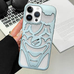 غطاء هاتف TPU مثقوب بتقنية رش الزيت لتبديد الحرارة بتصميم المهرج، لجهاز iPhone 15 Pro Max، لجهاز iPhone 15 Pro، لجهاز iPhone 15، لجهاز iPhone 14، لجهاز iPhone 14 Pro، لجهاز iPhone 14 Pro Max