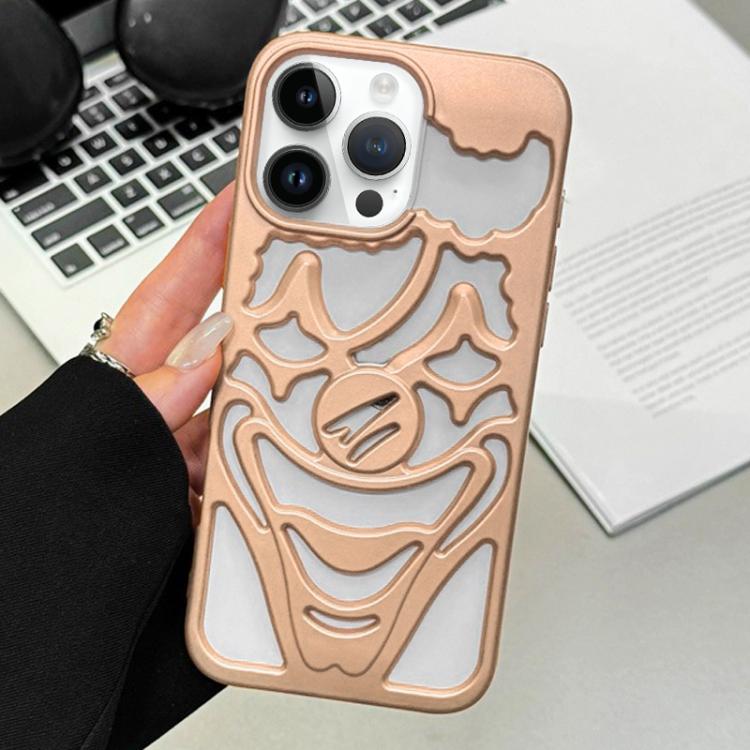 غطاء هاتف TPU مثقوب بتقنية رش الزيت لتبديد الحرارة بتصميم المهرج، لجهاز iPhone 15 Pro Max، لجهاز iPhone 15 Pro، لجهاز iPhone 15، لجهاز iPhone 14، لجهاز iPhone 14 Pro، لجهاز iPhone 14 Pro Max