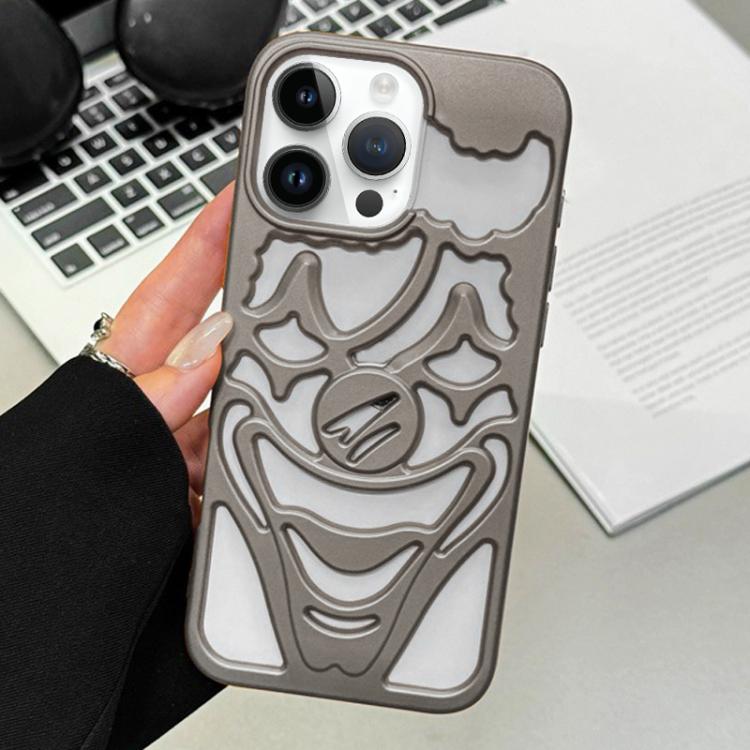غطاء هاتف TPU مثقوب بتقنية رش الزيت لتبديد الحرارة بتصميم المهرج، لجهاز iPhone 15 Pro Max، لجهاز iPhone 15 Pro، لجهاز iPhone 15، لجهاز iPhone 14، لجهاز iPhone 14 Pro، لجهاز iPhone 14 Pro Max