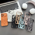غطاء هاتف TPU مثقوب بتقنية رش الزيت لتبديد الحرارة بتصميم المهرج، لجهاز iPhone 15 Pro Max، لجهاز iPhone 15 Pro، لجهاز iPhone 15، لجهاز iPhone 14، لجهاز iPhone 14 Pro، لجهاز iPhone 14 Pro Max