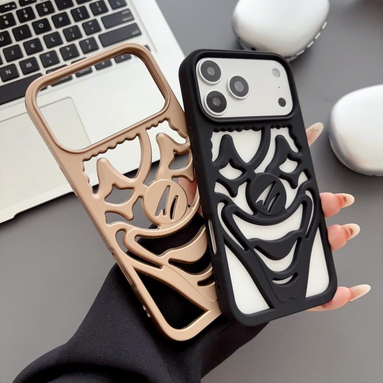 غطاء هاتف TPU مثقوب بتقنية رش الزيت لتبديد الحرارة بتصميم المهرج، لجهاز iPhone 15 Pro Max، لجهاز iPhone 15 Pro، لجهاز iPhone 15، لجهاز iPhone 14، لجهاز iPhone 14 Pro، لجهاز iPhone 14 Pro Max