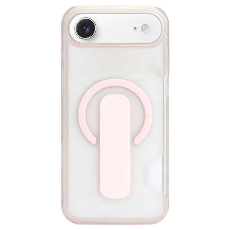 غطاء هاتف مغناطيسي شفاف مع حامل وبطاقة، لجهاز iPhone 17 Pro Max، لجهاز iPhone 17 Pro، لجهاز iPhone 17، لجهاز iPhone Air، لجهاز iPhone 16 Pro Max، لجهاز iPhone 16 Pro، لجهاز iPhone 16، لجهاز iPhone 15 Pro Max