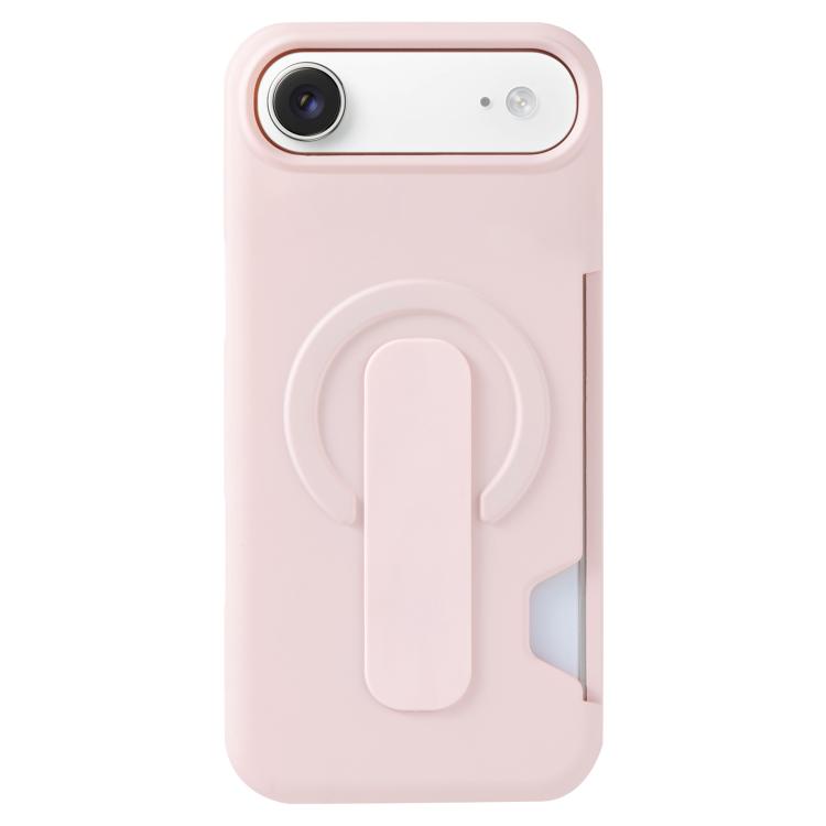 غطاء هاتف مغناطيسي مع حامل وبطاقة بملمس يشبه الجلد، لجهاز iPhone 17 Pro Max، لجهاز iPhone 17 Pro، لجهاز iPhone 17، لجهاز iPhone Air، لجهاز iPhone 16 Pro Max، لجهاز iPhone 16 Pro، لجهاز iPhone 16، لجهاز iPhone 15 Pro Max