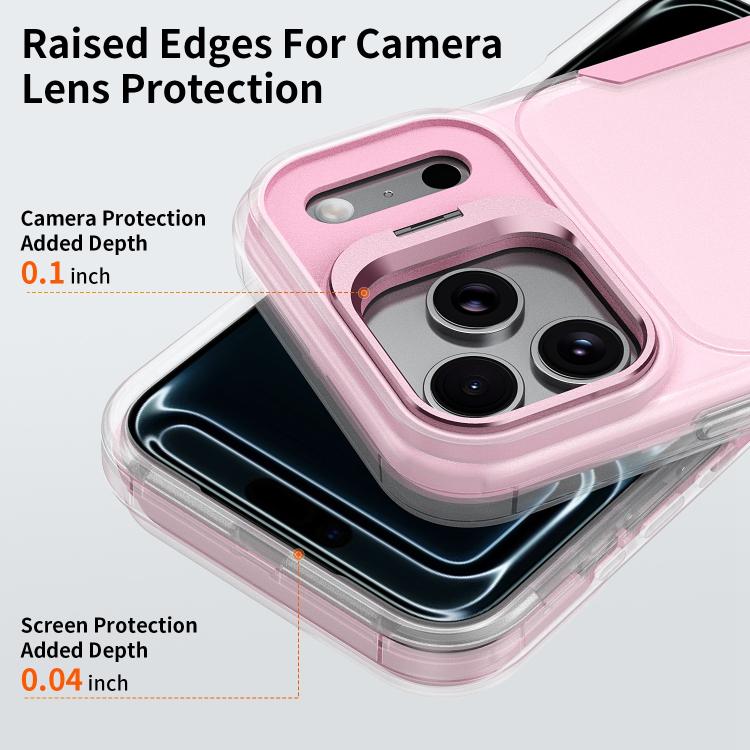 غطاء هاتف بإطار حامل عدسة للمسافرين، لجهاز iPhone 17e / 16e / 14 / 13، لجهاز iPhone 17 Pro Max، لجهاز iPhone 17 Pro، لجهاز iPhone 16 Pro Max، لجهاز iPhone 16 Pro، لجهاز iPhone 15 Pro Max، لجهاز iPhone 15 Pro، لجهاز iPhone 15 Plus / 14 Plus
