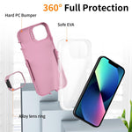 حافظة هاتف بإطار عدسة للمسافر، لهواتف iPhone 15، iPhone 14 Pro، iPhone 14 Pro Max، iPhone 13 Pro Max / 12 Pro Max، iPhone 13 Pro، iPhone 12 / 12 Pro، iPhone 11