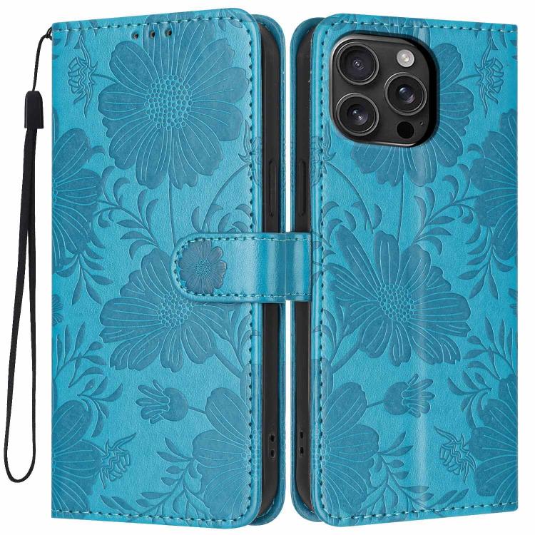غطاء هاتف من الجلد النباتي بنقشة عباد الشمس مع حبل أسود صغير، لجهاز iPhone 16e / 17e، لجهاز iPhone 17 Pro Max، لجهاز iPhone 17 Pro، لجهاز iPhone 17، لجهاز iPhone Air، لجهاز iPhone 16 Pro Max، لجهاز iPhone 16 Pro، لجهاز iPhone 16 Plus