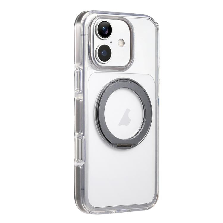 غطاء هاتف مغناطيسي مع حامل لتخفيف التوتر، لهواتف iPhone 16 Plus، iPhone 16، iPhone 15 Pro Max، iPhone 15 Pro، iPhone 15، iPhone 14 Plus