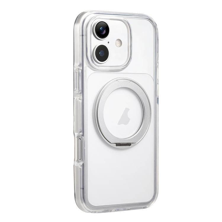 غطاء هاتف مغناطيسي مع حامل لتخفيف التوتر، لهواتف iPhone 16 Plus، iPhone 16، iPhone 15 Pro Max، iPhone 15 Pro، iPhone 15، iPhone 14 Plus