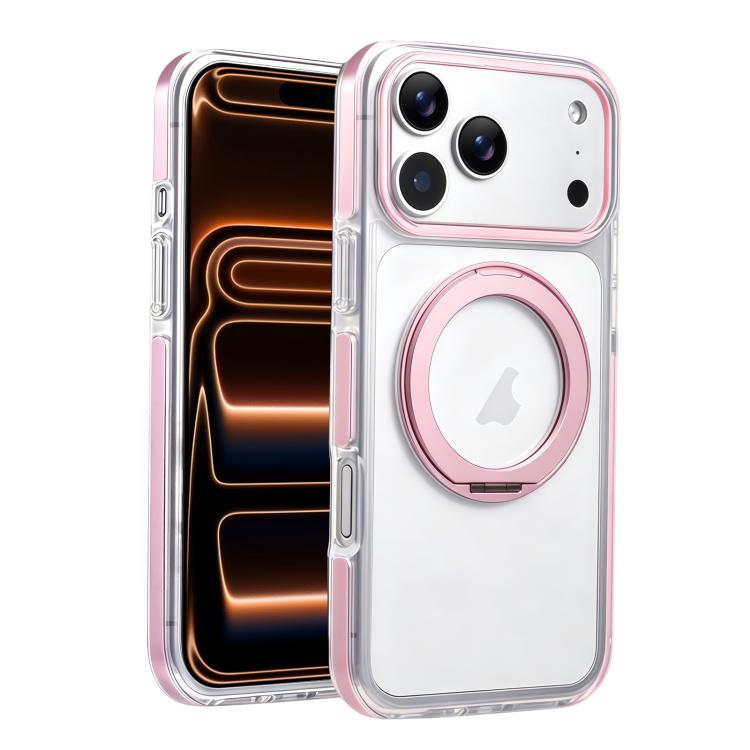 غطاء هاتف مغناطيسي مع حامل لتخفيف التوتر، لهواتف iPhone 17 Pro Max، iPhone 17 Pro، iPhone 17، iPhone Air، iPhone 16 Pro Max، iPhone 16 Pro