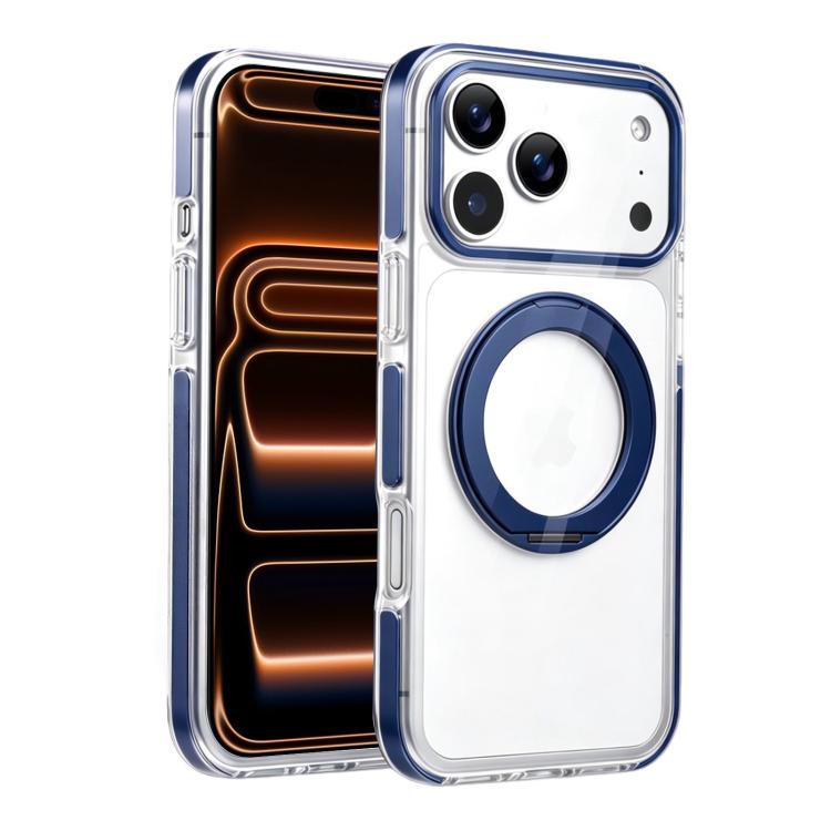 غطاء هاتف مغناطيسي مع حامل لتخفيف التوتر، لهواتف iPhone 17 Pro Max، iPhone 17 Pro، iPhone 17، iPhone Air، iPhone 16 Pro Max، iPhone 16 Pro