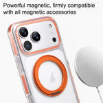 غطاء هاتف مغناطيسي مع حامل لتخفيف التوتر، لهواتف iPhone 17 Pro Max، iPhone 17 Pro، iPhone 17، iPhone Air، iPhone 16 Pro Max، iPhone 16 Pro