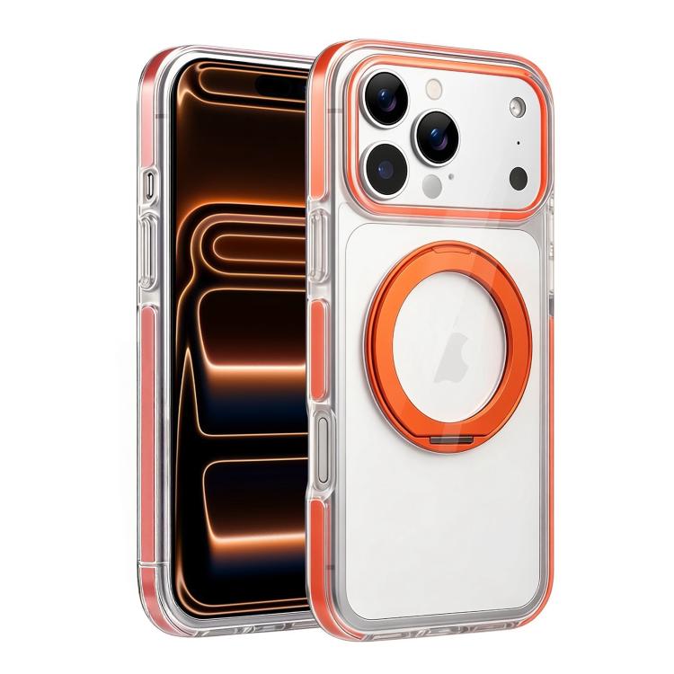 غطاء هاتف مغناطيسي مع حامل لتخفيف التوتر، لهواتف iPhone 17 Pro Max، iPhone 17 Pro، iPhone 17، iPhone Air، iPhone 16 Pro Max، iPhone 16 Pro