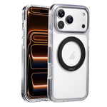 غطاء هاتف مغناطيسي مع حامل لتخفيف التوتر، لهواتف iPhone 17 Pro Max، iPhone 17 Pro، iPhone 17، iPhone Air، iPhone 16 Pro Max، iPhone 16 Pro