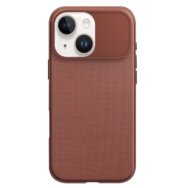 غطاء هاتف مغناطيسي من قماش تقني بنسيج PC مع زر كاميرا ذكي، لهواتف iPhone 15، iPhone 14، iPhone 14 Pro، iPhone 14 Pro Max، iPhone 13 Pro Max، iPhone 13 Pro، iPhone 13