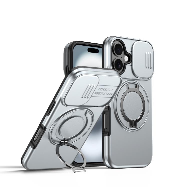 حافظة هاتف بمثبت دوار مغناطيسي مع درع منزلق للكاميرا، لهواتف iPhone 17 Pro Max، iPhone 17 Pro، iPhone 17، iPhone Air، iPhone 16 Pro Max، iPhone 16 Pro
