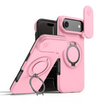 حافظة هاتف بمثبت دوار مغناطيسي مع درع منزلق للكاميرا، لهواتف iPhone 17 Pro Max، iPhone 17 Pro، iPhone 17، iPhone Air، iPhone 16 Pro Max، iPhone 16 Pro