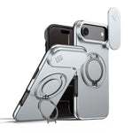حافظة هاتف بمثبت دوار مغناطيسي مع درع منزلق للكاميرا، لهواتف iPhone 17 Pro Max، iPhone 17 Pro، iPhone 17، iPhone Air، iPhone 16 Pro Max، iPhone 16 Pro