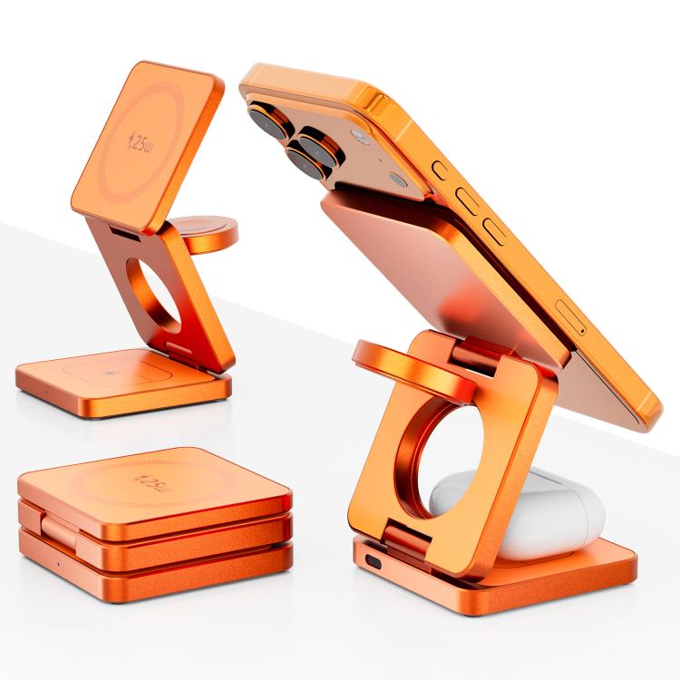 IW31 25W Foldable 3 in 1 Magnetic Wireless Fast Charger