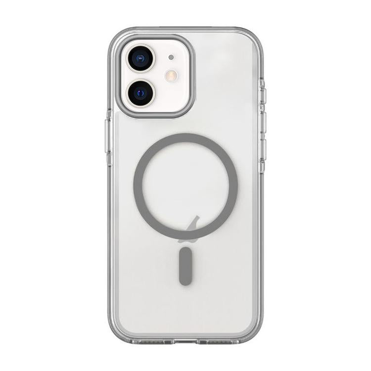 غطاء هاتف مغناطيسي هجين من PC وTPU بلونين، لأجهزة iPhone 12 / 12 Pro، iPhone 12 Pro Max