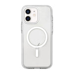 غطاء هاتف مغناطيسي هجين من PC وTPU بلونين، لأجهزة iPhone 12 / 12 Pro، iPhone 12 Pro Max