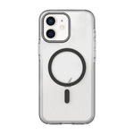غطاء هاتف مغناطيسي هجين من PC وTPU بلونين، لأجهزة iPhone 12 / 12 Pro، iPhone 12 Pro Max