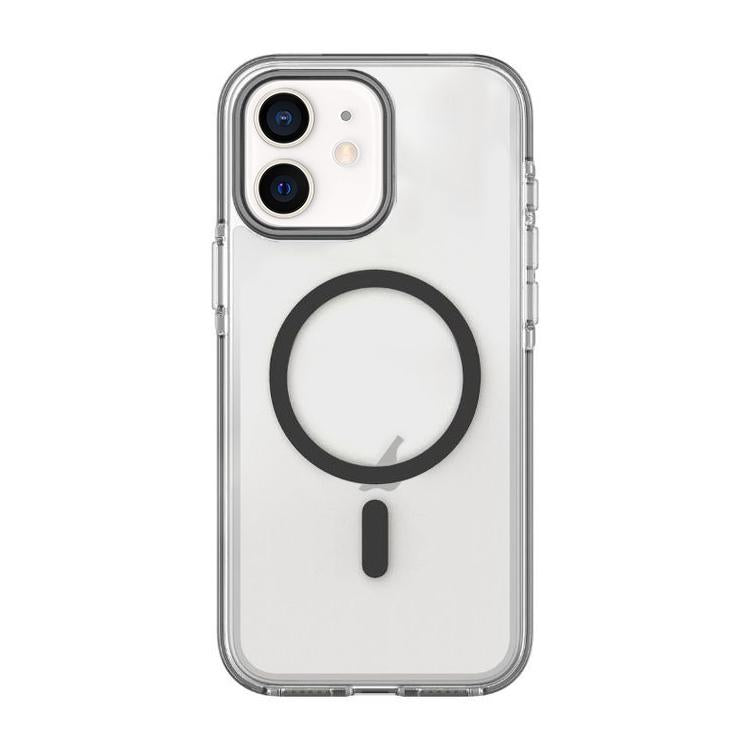 غطاء هاتف مغناطيسي هجين من PC وTPU بلونين، لأجهزة iPhone 12 / 12 Pro، iPhone 12 Pro Max