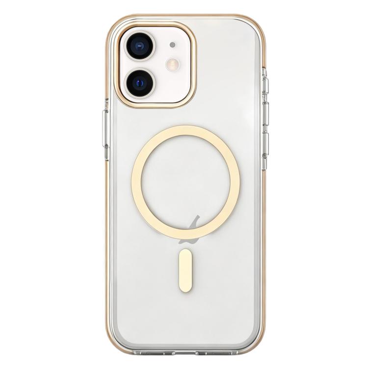 غطاء هاتف مغناطيسي هجين من PC وTPU بلونين، لأجهزة iPhone 12 / 12 Pro، iPhone 12 Pro Max