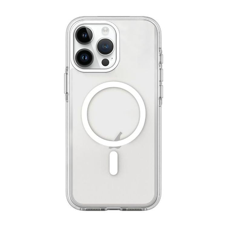 غطاء هاتف مغناطيسي هجين من PC وTPU بلونين، لأجهزة iPhone 12 / 12 Pro، iPhone 12 Pro Max