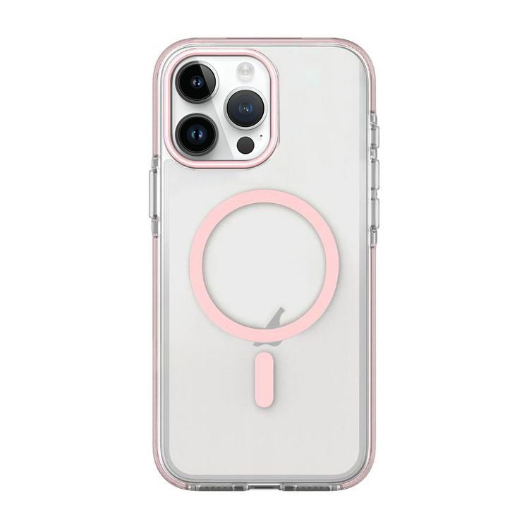 غطاء هاتف مغناطيسي هجين من PC وTPU بلونين، لأجهزة iPhone 12 / 12 Pro، iPhone 12 Pro Max