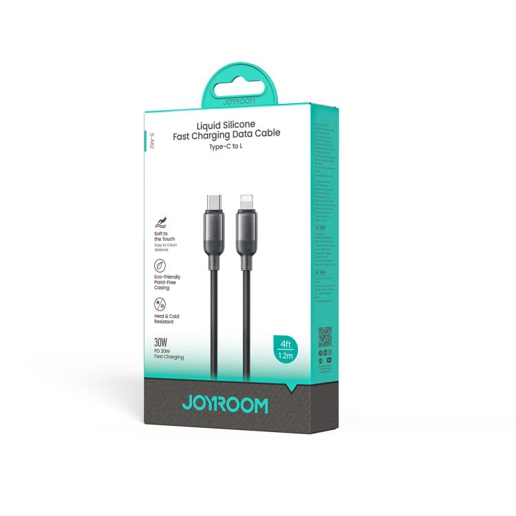 كابل بيانات شحن سريع USB-C / Type-C إلى 8 سنون من سلسلة JOYROOM S-A62 Lively بقدرة 30W، الطول: 1.2 متر، USB-C / Type-C إلى 8 سنون