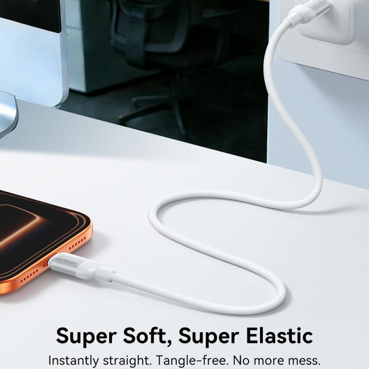 كابل بيانات شحن سريع USB-C / Type-C إلى 8 سنون من سلسلة JOYROOM S-A62 Lively بقدرة 30W، الطول: 1.2 متر، USB-C / Type-C إلى 8 سنون
