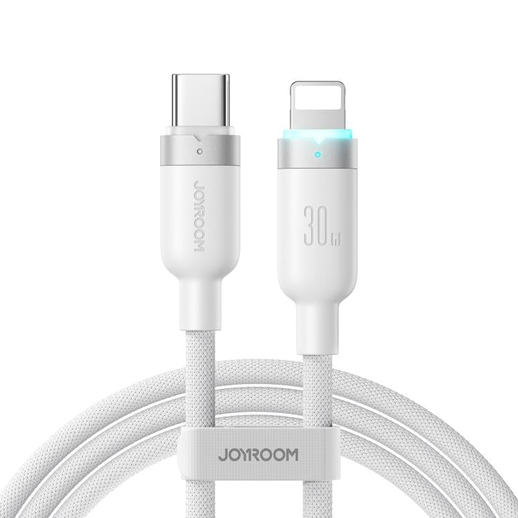 كابل بيانات شحن سريع مع إيقاف تشغيل تلقائي JOYROOM S-A63 سلسلة StarWay بطول 1.2م 30W من Type-C إلى 8 Pin، Type-C إلى 8 Pin